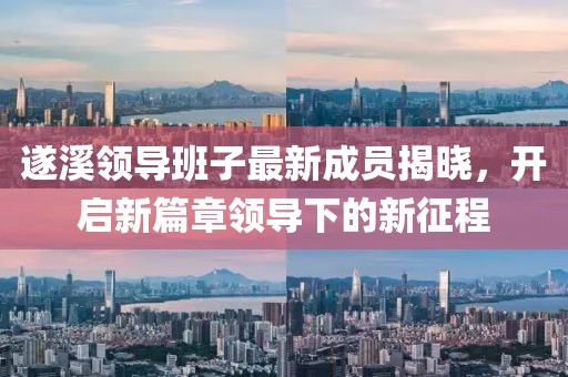 遂溪领导班子最新成员揭晓，开启新篇章领导下的新征程