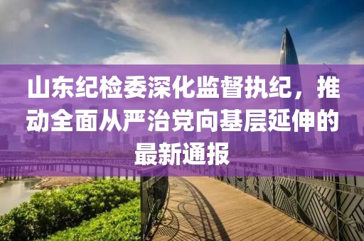 山东纪检委深化监督执纪，推动全面从严治党向基层延伸的最新通报