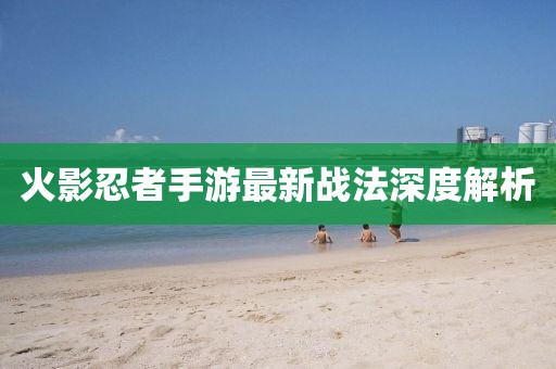 火影忍者手游最新战法深度解析