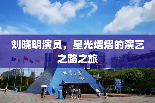 刘晓明演员，星光熠熠的演艺之路之旅