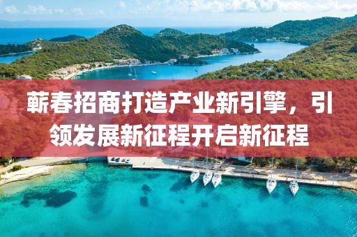 蕲春招商打造产业新引擎，引领发展新征程开启新征程