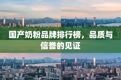 国产奶粉品牌排行榜，品质与信誉的见证