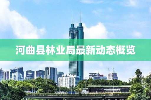 河曲县林业局最新动态概览