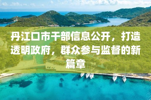 丹江口市干部信息公开，打造透明政府，群众参与监督的新篇章