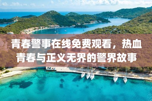 青春警事在线免费观看，热血青春与正义无界的警界故事