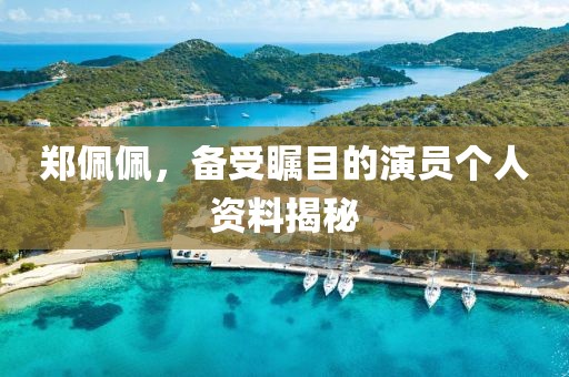 郑佩佩，备受瞩目的演员个人资料揭秘