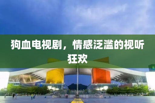 狗血电视剧，情感泛滥的视听狂欢