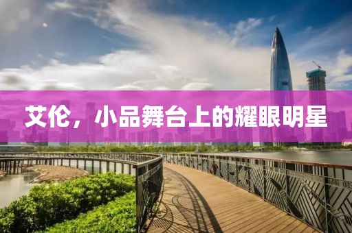 艾伦，小品舞台上的耀眼明星