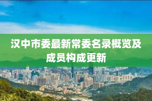 汉中市委最新常委名录概览及成员构成更新