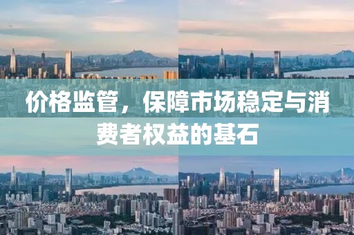 价格监管，保障市场稳定与消费者权益的基石