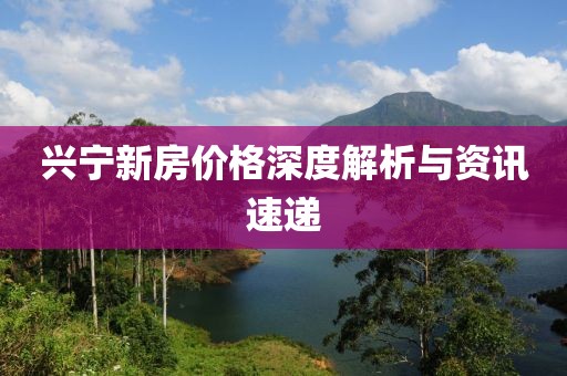 兴宁新房价格深度解析与资讯速递