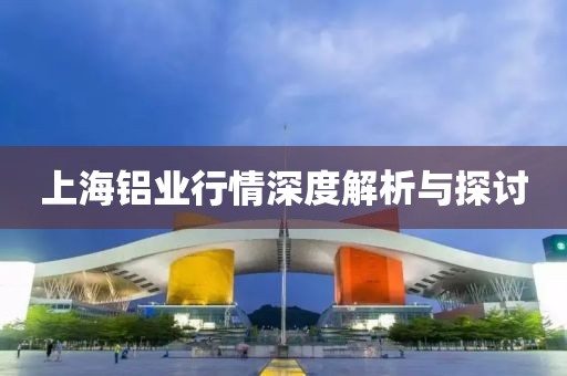 上海铝业行情深度解析与探讨