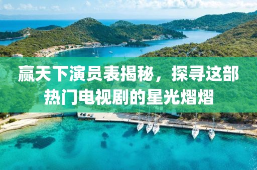 赢天下演员表揭秘，探寻这部热门电视剧的星光熠熠
