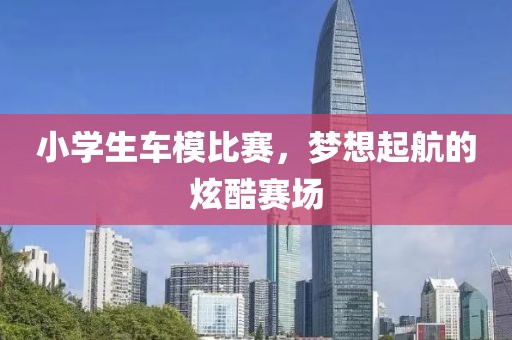 小学生车模比赛，梦想起航的炫酷赛场