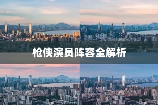 枪侠演员阵容全解析
