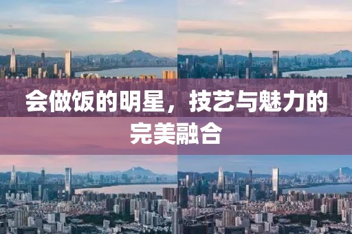 会做饭的明星，技艺与魅力的完美融合