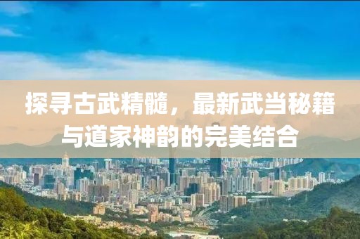 探寻古武精髓，最新武当秘籍与道家神韵的完美结合
