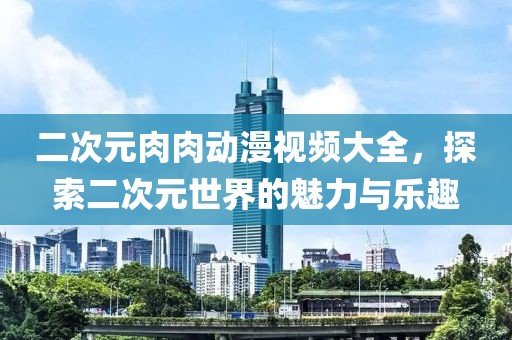 二次元肉肉动漫视频大全，探索二次元世界的魅力与乐趣