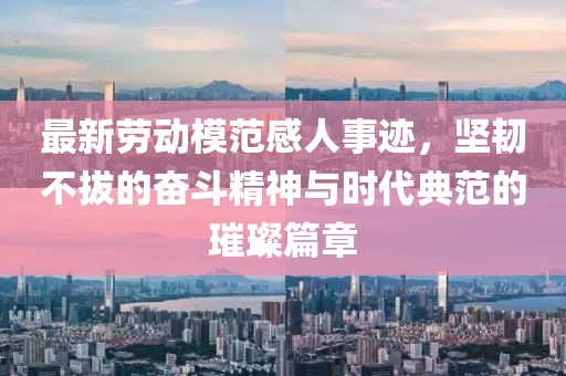 最新劳动模范感人事迹，坚韧不拔的奋斗精神与时代典范的璀璨篇章