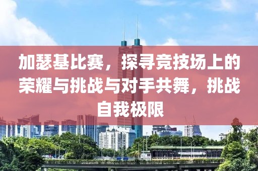 加瑟基比赛，探寻竞技场上的荣耀与挑战与对手共舞，挑战自我极限