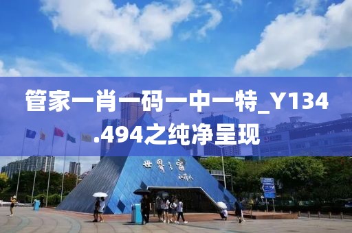 管家一肖一码一中一特_Y134.494之纯净呈现