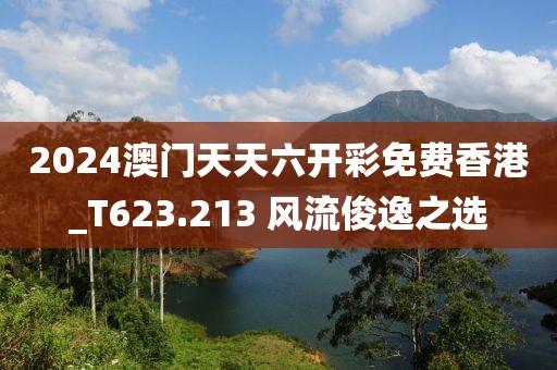 2024澳门天天六开彩免费香港_T623.213 风流俊逸之选