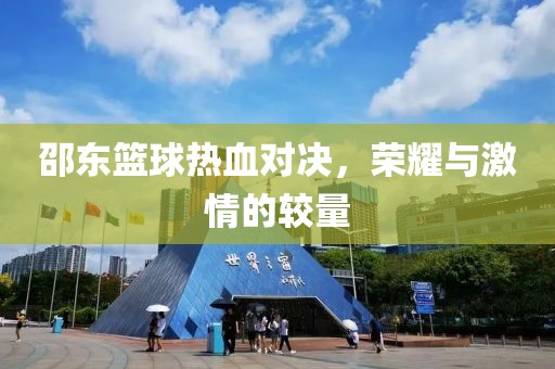 邵东篮球热血对决，荣耀与激情的较量