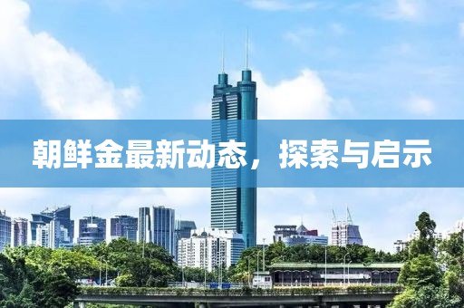 朝鲜金最新动态，探索与启示