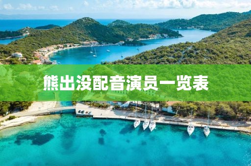 熊出没配音演员一览表