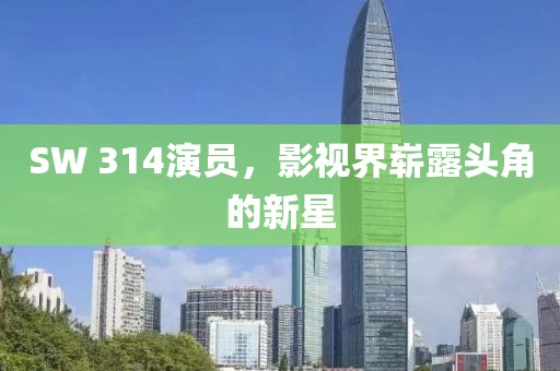 SW 314演员，影视界崭露头角的新星