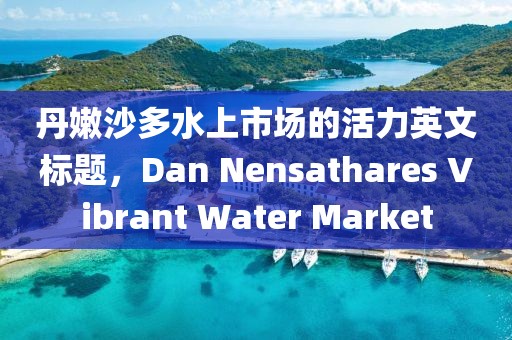 丹嫩沙多水上市场的活力英文标题，Dan Nensathares Vibrant Water Market