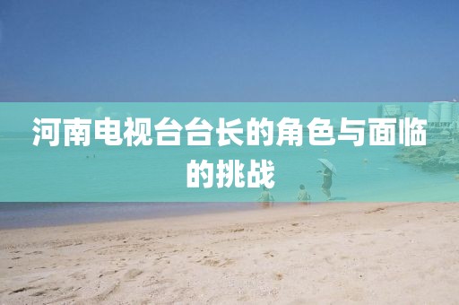 河南电视台台长的角色与面临的挑战
