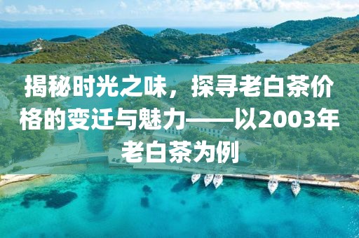 揭秘时光之味，探寻老白茶价格的变迁与魅力——以2003年老白茶为例