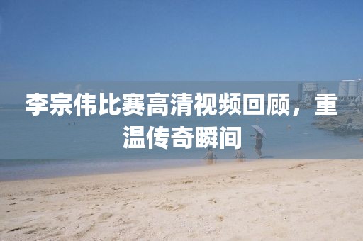 李宗伟比赛高清视频回顾，重温传奇瞬间