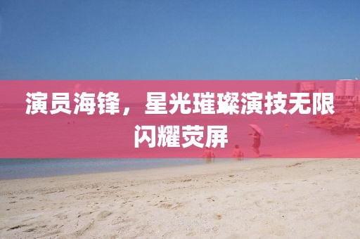 演员海锋，星光璀璨演技无限闪耀荧屏