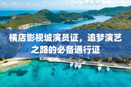 横店影视城演员证，追梦演艺之路的必备通行证