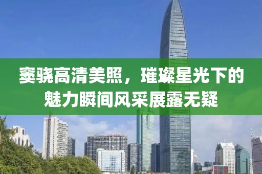 窦骁高清美照，璀璨星光下的魅力瞬间风采展露无疑