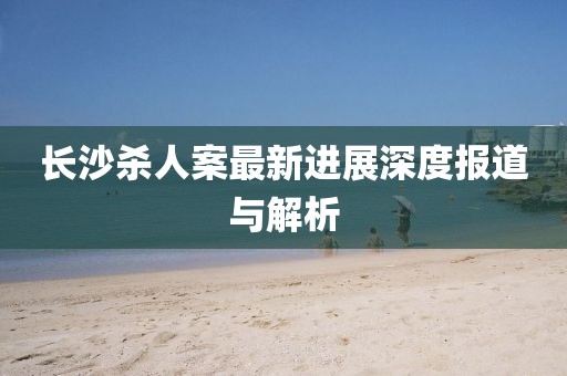长沙杀人案最新进展深度报道与解析