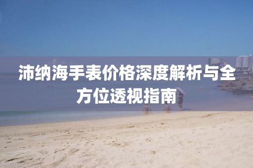 沛纳海手表价格深度解析与全方位透视指南