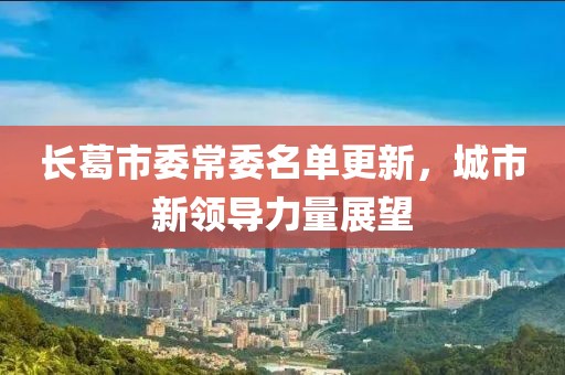 长葛市委常委名单更新，城市新领导力量展望