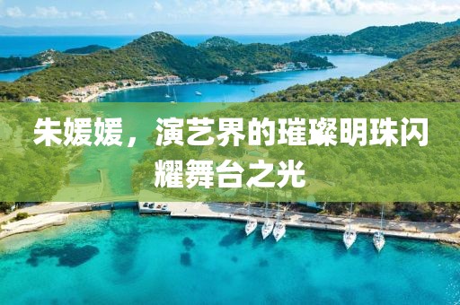 朱媛媛，演艺界的璀璨明珠闪耀舞台之光