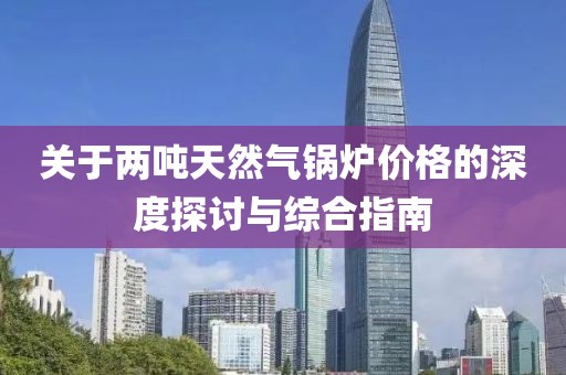 关于两吨天然气锅炉价格的深度探讨与综合指南