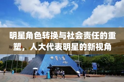 明星角色转换与社会责任的重塑，人大代表明星的新视角