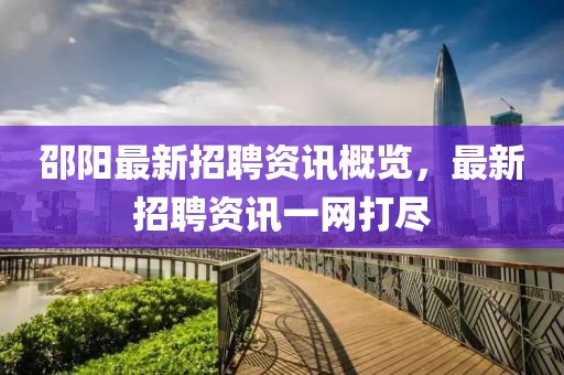 邵阳最新招聘资讯概览，最新招聘资讯一网打尽
