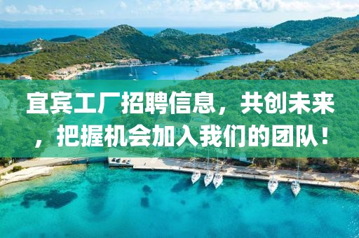 宜宾工厂招聘信息，共创未来，把握机会加入我们的团队！