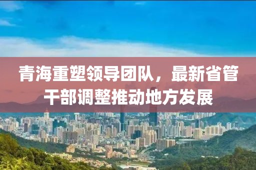 青海重塑领导团队，最新省管干部调整推动地方发展