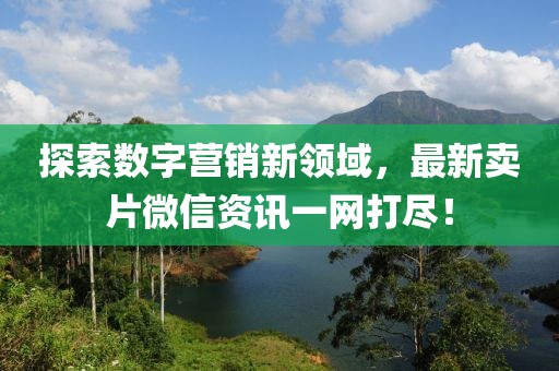 探索数字营销新领域，最新卖片微信资讯一网打尽！