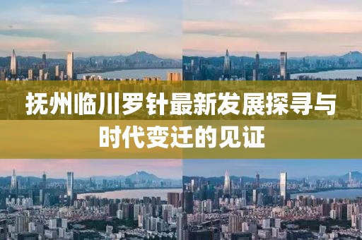 抚州临川罗针最新发展探寻与时代变迁的见证