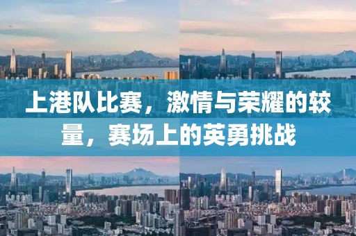 上港队比赛，激情与荣耀的较量，赛场上的英勇挑战