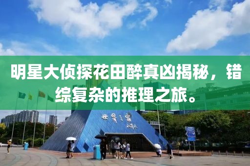 明星大侦探花田醉真凶揭秘，错综复杂的推理之旅。